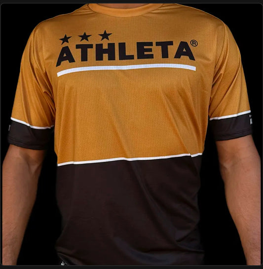 Athleta Base / Gold-Black T-Shirt